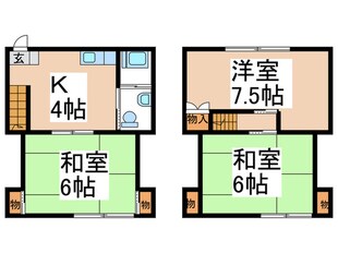 テラスハウス川島の物件間取画像